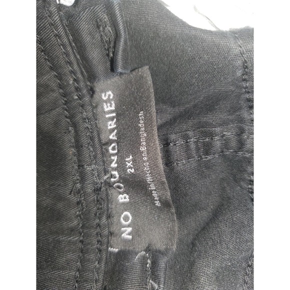 Men black cargo pants 2XL ok condition some wear - Picture 4 of 7